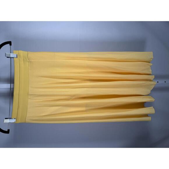 NWT Halara High Waisted Drawstring 2-in-1 Pocket Flowy Midi Skirt Popcorn S - Picture 11 of 12